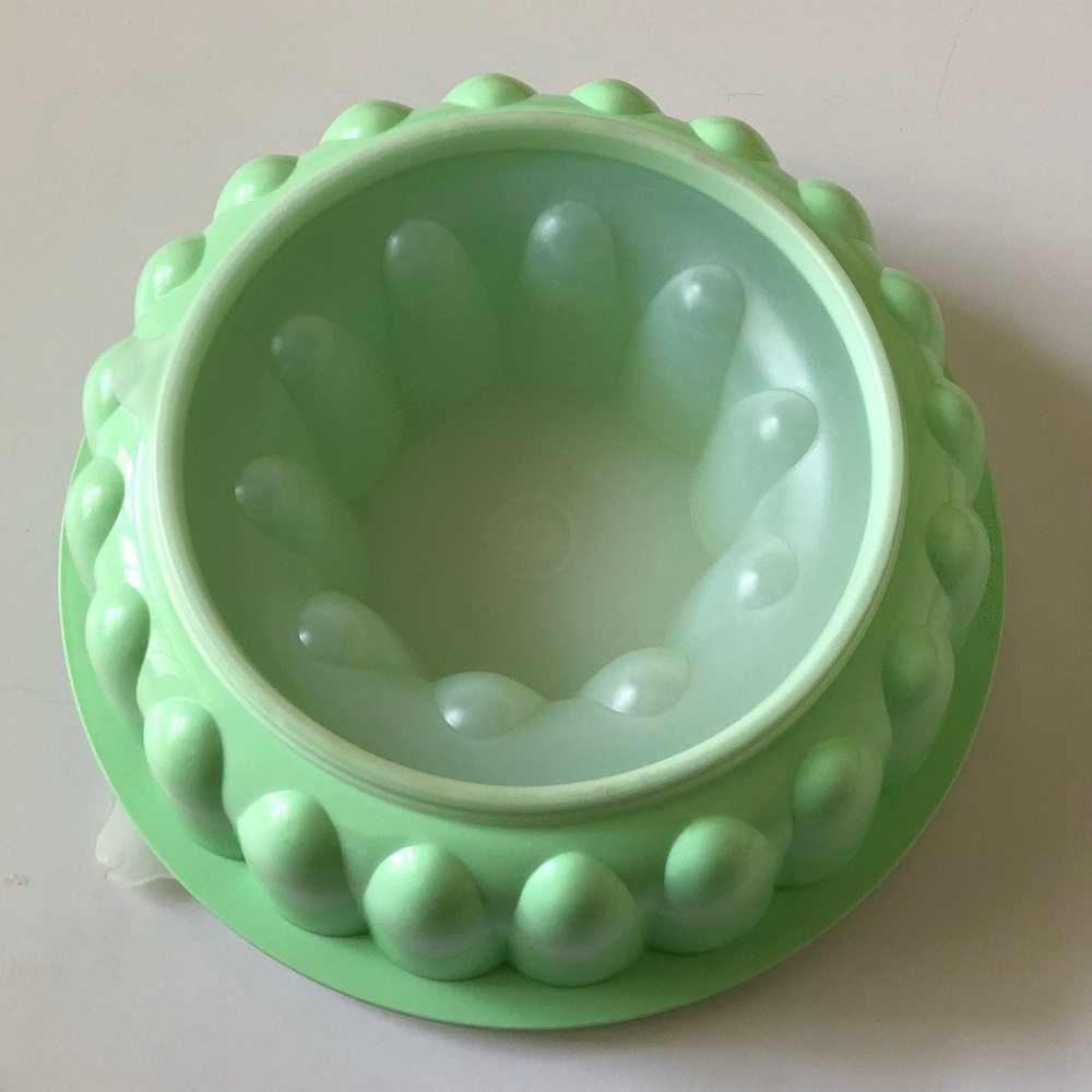 Vintage Tupperware Mint Green Jel-Ring Jello Mold Set 3-Piece #1202 - Picture 3 of 12